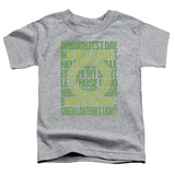 Toddler: Green Lantern - Green Lantern Oath