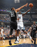 San Antonio Spurs v Memphis Grizzlies - Game Six, Memphis, TN - APRIL 29: Zach Randolph and Tim Dun