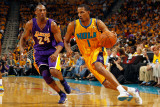 Los Angeles Lakers v New Orleans Hornets - Game Three, New Orleans, LA - APRIL 22: Trevor Ariza and