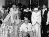 Louis de Funès,, Yves Montand and Alice Sapritchshooting Picture: La Folie Des Grandeurs, 1971