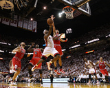Chicago Bulls v Miami Heat - Game Four, Miami, FL - MAY 24: LeBron James, Joakim Noah, Luol Deng, C