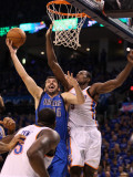 Buy Dallas Mavericks v Oklahoma City Thunder - Game Four, Oklahoma City, OK - MAY 23: Peja Stojakovic a at AllPosters.com