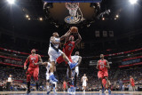 Atlanta Hawks v Orlando Magic - Game One, Orlando, FL - APRIL 16: Joe Johnson and Quentin Richardso
