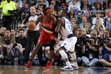 Portland Trail Blazers v Dallas Mavericks - Game One, Dallas, TX - APRIL 16: Gerald Wallace and DeS