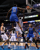 Oklahoma City Thunder v Dallas Mavericks - Game Two, Dallas, TX - MAY 19: Kevin Durant and Brendan 