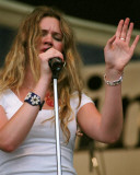 Joss Stone, Shirley Mae Owens, 2004, New Orleans Jazz & Heritage Festival, New Orleans, Louisiana