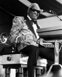 Ray Charles, Robert Jr. Whitall, 1995, NOJHF, New Orleans, Louisiana