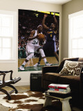 Denver Nuggets v Boston Celtics: Paul Pierce and Arron Afflalo