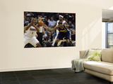 Buy Denver Nuggets v Charlotte Bobcats: Carmelo Anthony, Dominic McGuire and Tyrus Thomas at AllPosters.com
