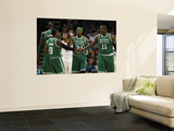 Boston Celtics v Charlotte Bobcats: Paul Pierce, Rajon Rondo and Glen Davis