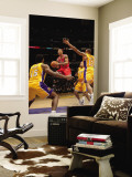 Chicago Bulls v Los Angeles Lakers: Derrick Rose, Ron Artest, Derek Fisher and Shannon Brown