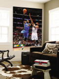 Orlando Magic v Los Angeles Clippers: Vince Carter and Baron Davis