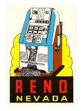 Slot Machine Graphic, Reno, Nevada