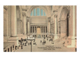 Interior of Pennsylvania Railroad Station, New York City