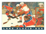 Hockey Game in Lake Placid, New York
