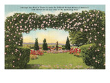 Buy Arch of Roses, Rebecca Statue Hershey, Pennsylvania at AllPosters.com