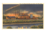 Buy Night, Steel Mills, Niles, Ohio at AllPosters.com