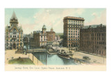 Buy Erie Canal and Opera House, Syracuse, New York at AllPosters.com