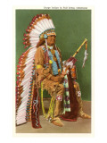 Osage Indian in Full Dress, Oklahoma