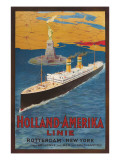 Oceanliner, Statue of Liberty, New York City