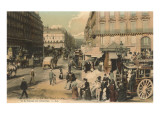 St. Lazare Street and Bus Station, Paris