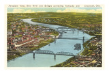 Bridges over Ohio River, Cincinnati, Ohio