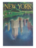 Travel Poster, Central Park, New York City