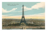 Eiffel Tower and Panoramic View of Paris