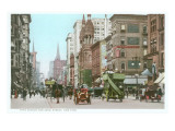 Vintage 5th Avenue and 42nd Street, New York City