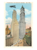 Transportation and Woolworth Buildings, New York City
