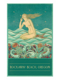 Art Deco Mermaid, Rockaway Beach, Oregon
