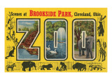 Scenes at Brookside Park Zoo, Cleveland, Ohio
