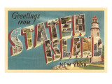 Buy Greetings from Staten Island, New York at AllPosters.com