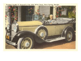 Franklin Roosevelt in Vintage Car, Warm Springs, Georgia