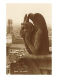 Gargoyle on Notre Dame, Paris