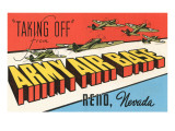 Taking Off, Army Air Base, Reno, Nevada