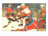 Ice Hockey Game Giclee Print