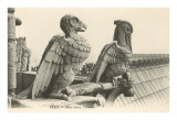 Buy Gargoyles at Notre Dame, Paris at AllPosters.com