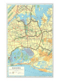 Map of Queens, New York
