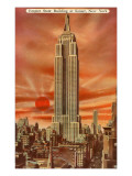 Sunset, Empire State Building, New York City