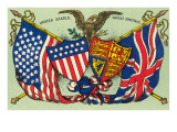 United States, Great Britain, Flags and Seals
