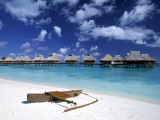 Beach at Bora Bora Nui Resort, Bora Bora, French Polynesia