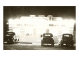 Buy Drive-In Glowing at Night, Roadside Retro at AllPosters.com