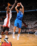 Dallas Mavericks v Miami Heat - Game One, Miami, FL - MAY 31: Dirk Nowitzki and Joel Anthony