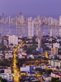 Colombia, Bolivar, Cartagena De Indias, View of Cartagena from La Popa Convent