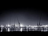 The Nile and Luxor Temple at Night