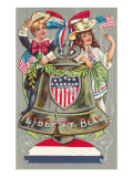 Children with Liberty Bell