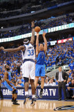 Oklahoma City Thunder v Dallas Mavericks - Game Five, Dallas, TX - MAY 25: Nick Collison and Brenda
