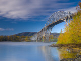 Buy USA, Vermont, Lake Champlain, Chimney Point Bridge Between Chimney Point Vt and Crown Point Ny at AllPosters.com
