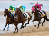 Buy Horse Racing on the Beach, Sanlucar De Barrameda, Spain at AllPosters.com